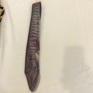 Ralph Marlin fish tie vintage 1986